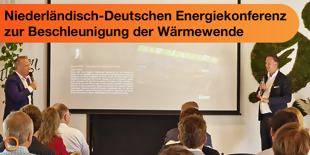 Im Rahmen einer Delegationsreise der Deutsch-Niederländischen Handelskammer konnte ich auf der „Niederländisch-Deutsche Energiekonferenz zur Beschleunigung der Wärmewende" in Nieuwegein das Potenzial der Eavor-Loop™  #DNHK #Energie