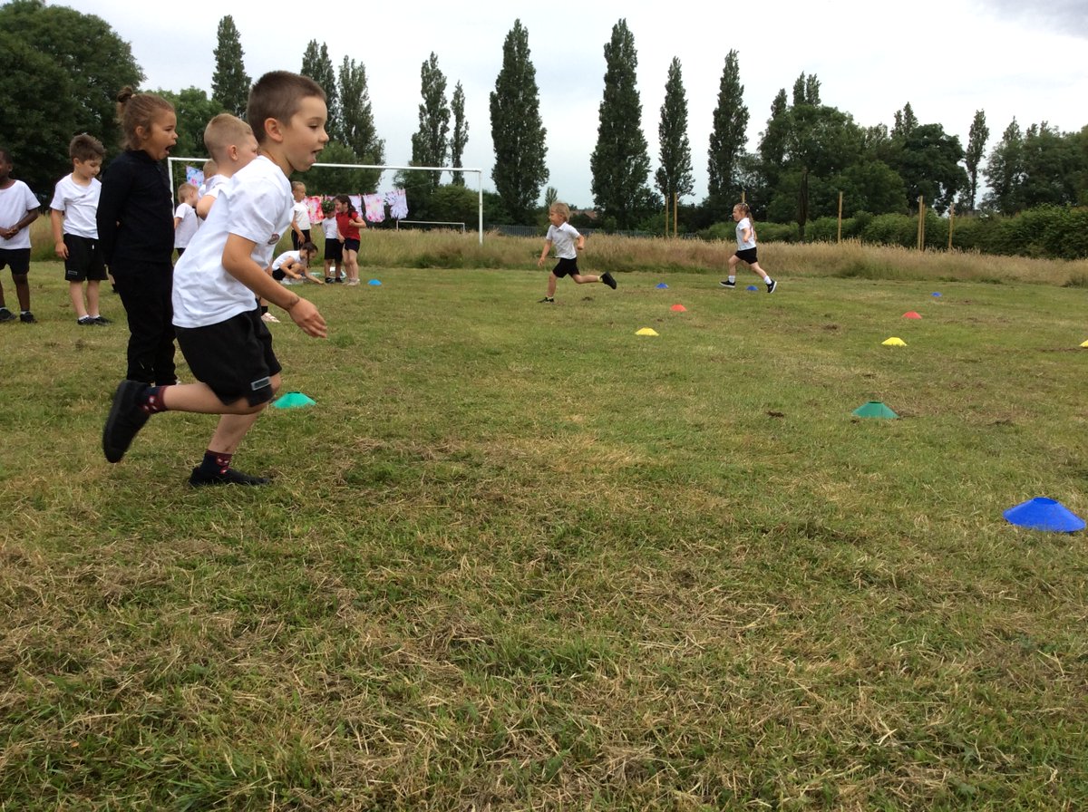 MrsRPye's tweet photo. Class 2 had a fun morning for Sports Day! Thank you to all the families that came to support! @RedscopeSchool https://t.co/L5Gohn8eRA