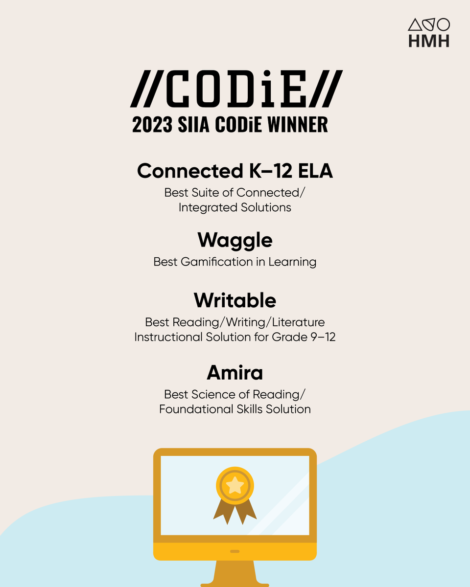 HMH Education tweet media