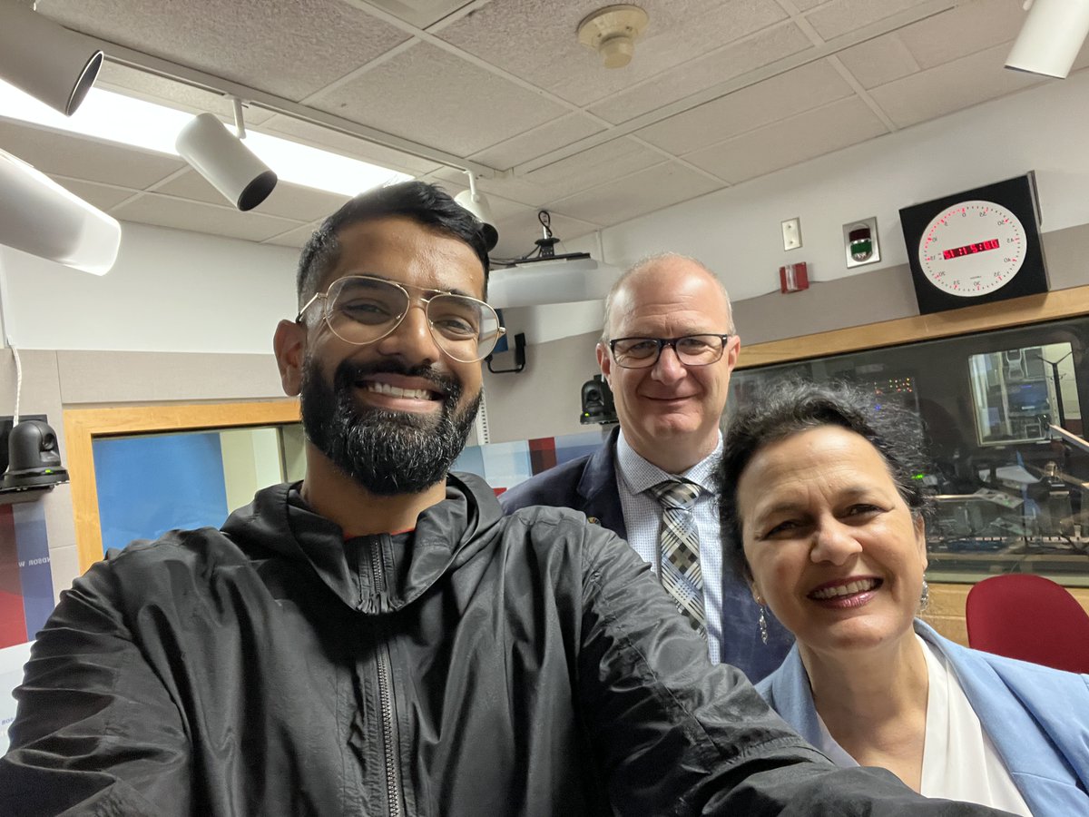 TimothyABrunet's tweet photo. Speed Friending for international students is coming to @UWindsor and Nav at CBC helped us spread the word.  

Windsor Morning with Nav Nanwa - June 23, 2023: Speed-friending https://t.co/k8NLRDOCNY https://t.co/lVH9aGRJv7