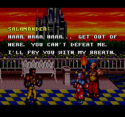 gamequotesapp's tweet photo. Ill fry you with my breath. (Combatribes, The, Technos Japan, Arcade, 1990) #retrogaming #gaming https://t.co/DiOCERA6Nh