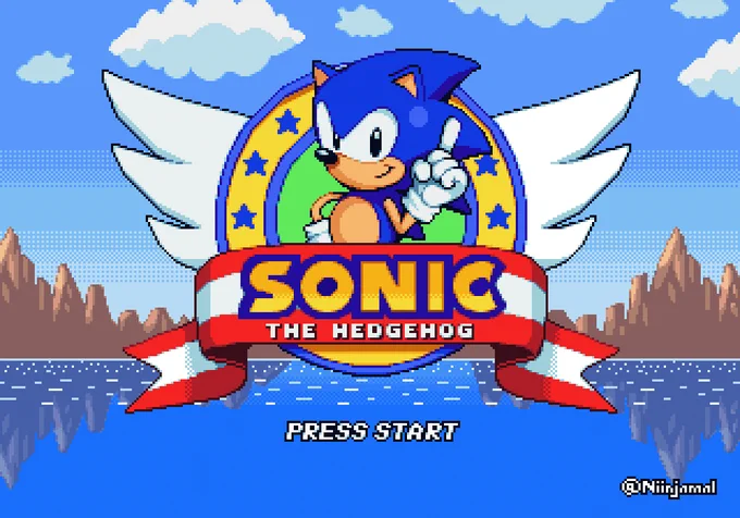 If I ever remade the original Sonic The Hedgehog, It would probably look like this!  #SonicTheHedgehog