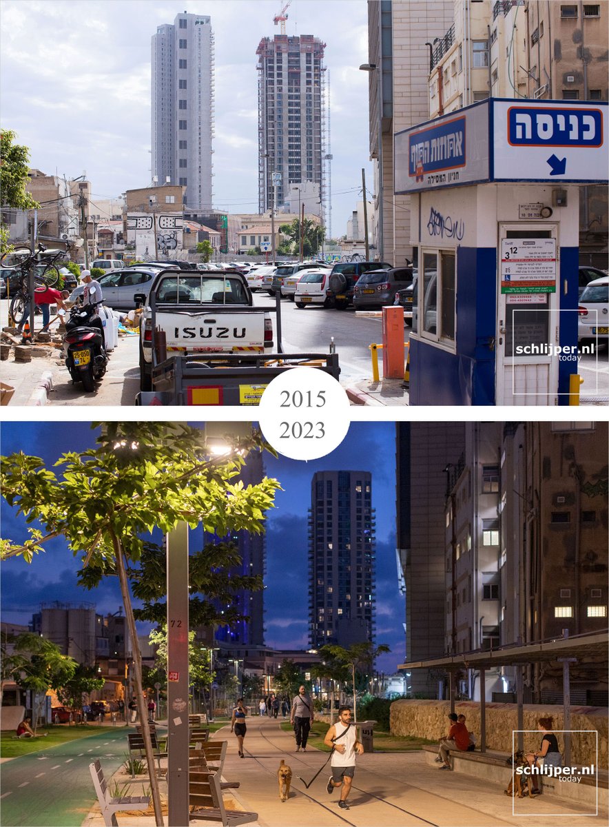 schlijperisrael's tweet image. Choises.
That's all it takes to create #LivableCities and to reverse the harm the automobile did.

Where: Tel Aviv, Park HaMesila (former 3817 Street)
When: 22 06 2023 20:22
What: #beforeandafterTLV #StreetsForPeople ⁧ #פידתחבורה⁩