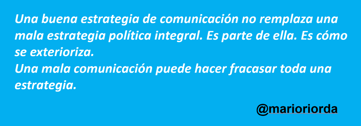maRIOrioRDA's tweet photo. La estrategia y la comunicación https://t.co/rdM4XWEcid