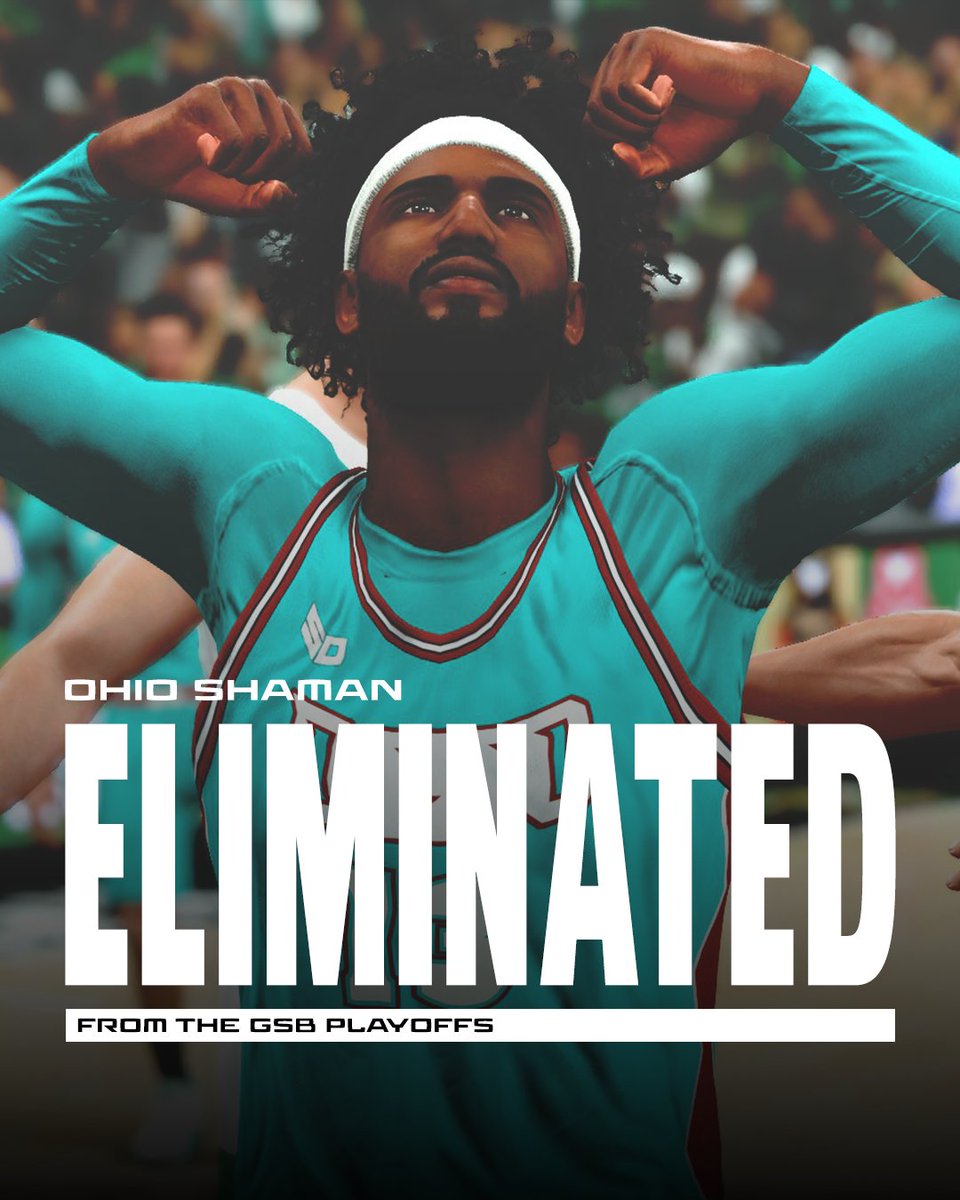 WatchGSB's tweet photo. The Ohio Shaman have been eliminated from playoff contention.
#gsbplayoffs https://t.co/W5EJNB4XOh