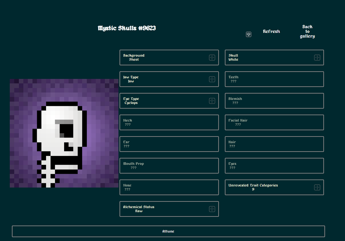 <a href="/itsarbsy/">arbsy</a> POR QUE NO LOS DOS?!?

I still think <a href="/MysticSkulls/">Secret Order of the Mystic Skulls</a> on $SCRT takes the utility cake.

<a href="/SecretNetwork/">Secret Network</a> has a public side ( $SCRT ) and private side ( $sSCRT). So until I attune the skull below. Its traits remain hidden even from me.

Thankfully I'm gonna do just that in this thread.