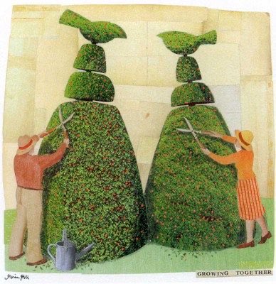 ‘Topiary’ by Marian Hill
Illustration tutor at UWE Bristol 
⁦<a href="/hill_marian/">Marian Hill</a>⁩  here on Twitter 
I’m not sure I’ve posted her work before.  I like this one.  She also creates book jackets too