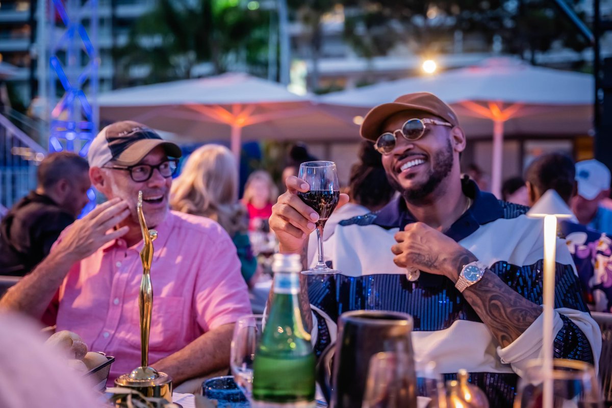 Incredible vibes and people at #sportbeach2023. Thank you <a href="/stagwell/">Stagwell</a> for the invite to speak on my career, business ventures, and <a href="/viin7estate/">VII(N)</a>!