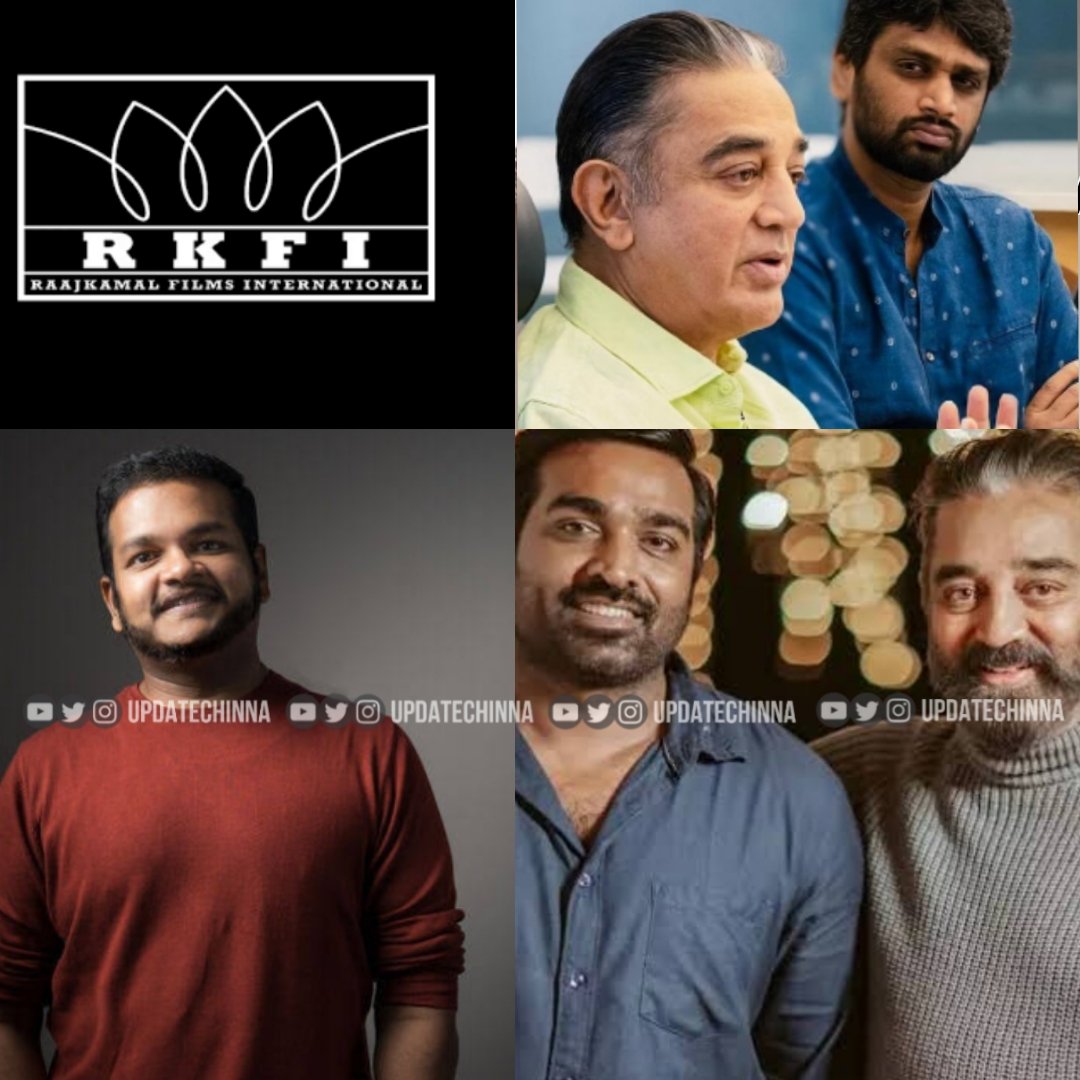 #KamalHaasan Sir & #HVinoth Project:

Producer: #RKFI
Music: #Ghibran 
Villain: #VijaySethupathi 

Announcement Soon.😊👍
#Updatechinna