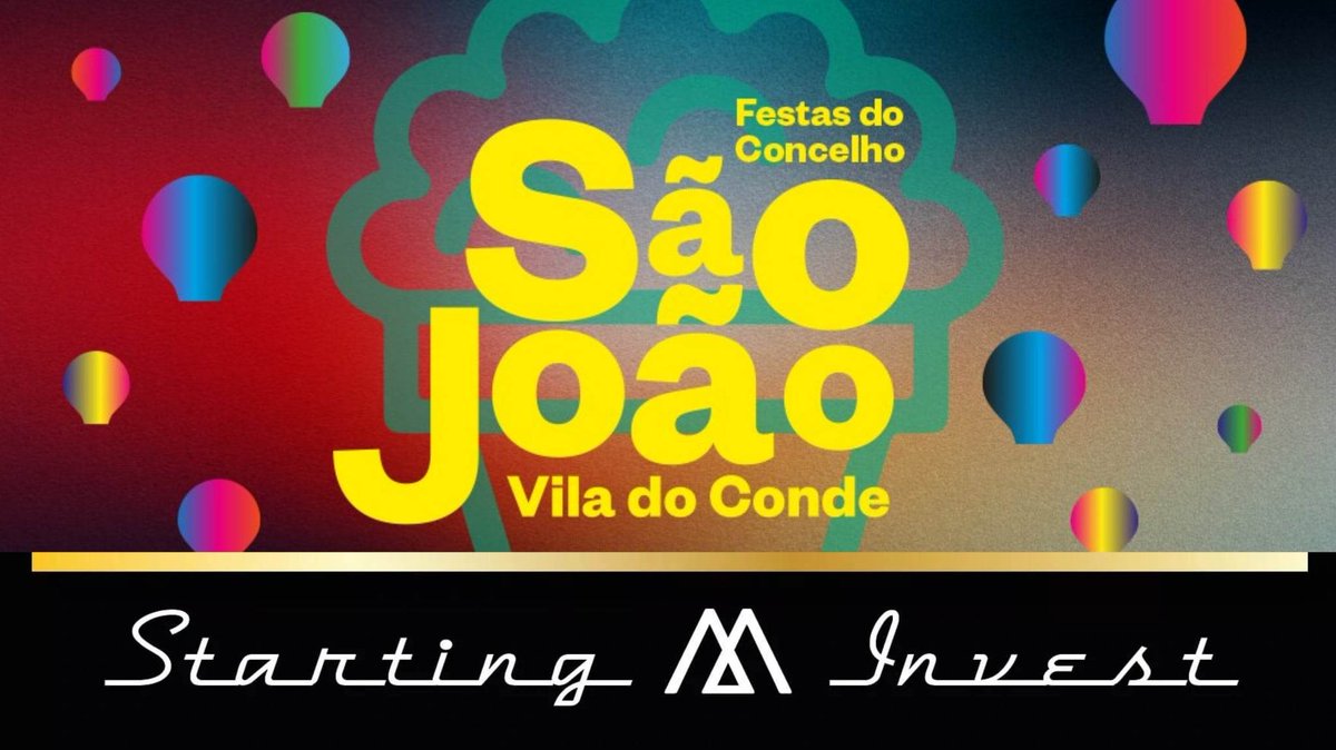 StartingMInvest's tweet image. Desejamos lhes um Bom São João 2023
#startingminvest #startingmyday
Vila do Conde #SaoJoao Porto.