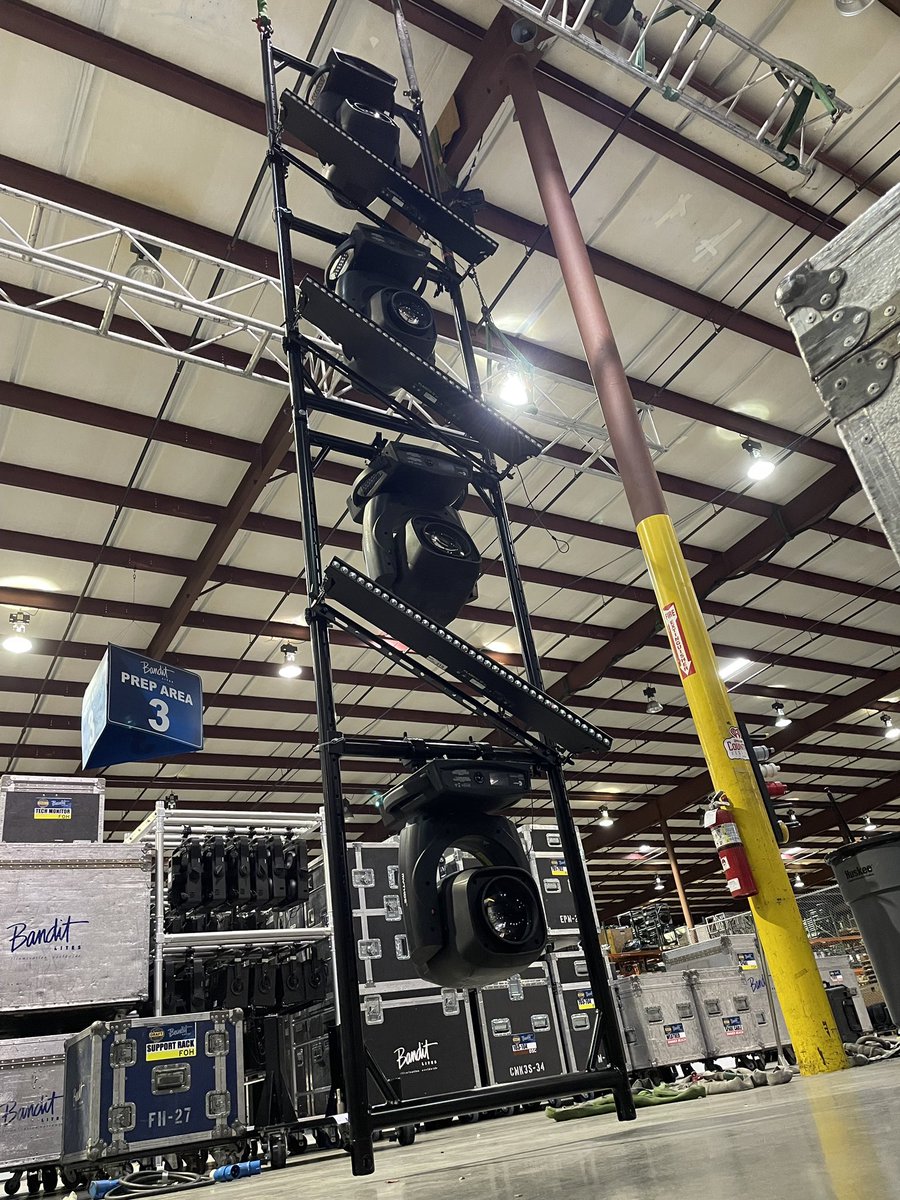 Loading up lighting towers! #ShopLife