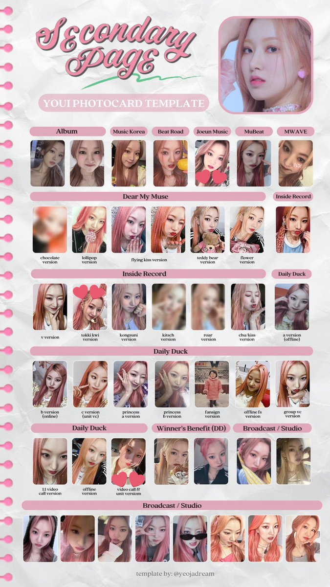 NAMIWIEW's tweet image. /)  /)
ପ(˶•-•˶)ଓ ♡ help rt ?¿ ddangkies !¡
   /づ  づ  looking for。。。

— Youi Secondary Page! 
✧˚ ༘ ⋆｡ Want to Buy — prio yang di love
please dm me if you have it! 🫶🏻🐰

t. wtb youi dreamnote photocard secondary page