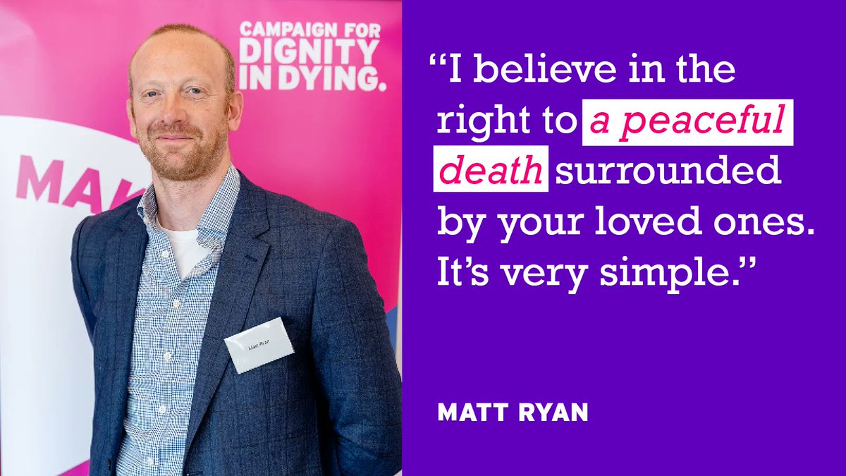 Matt's Dad, David, had bone marrow cancer and amyloidosis. 

He wanted an assisted death and spent his final months campaigning for change.

Matt is determined to continue David's fight for a compassionate assisted dying law in the UK.