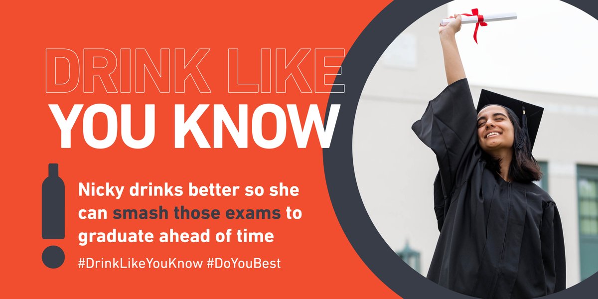 studentvillage's tweet photo. Nicky drinks better so she can increase her chances of graduating on time. Take the Drinks Calculator quiz and share your results and your next ride or meal could be on us? Visit https://t.co/SXuzhIRknJ. #DrinkLikeYouKnow #DoYouBest
T's & C's apply https://t.co/JFGESr7CuU