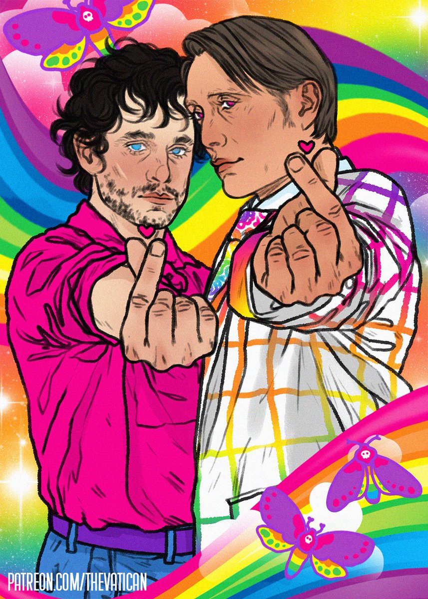 hannigwam's tweet photo. happy pride! https://t.co/HSwicOR34O