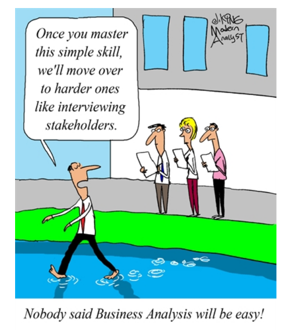 Humor: Mastering Business Analysis is Not That Easy
ow.ly/fmUX50OSnlb

#AgileHumor #ITjokes #scrum #agile #scrummaster #agilecoach #kanban #productowner #projectmanagement