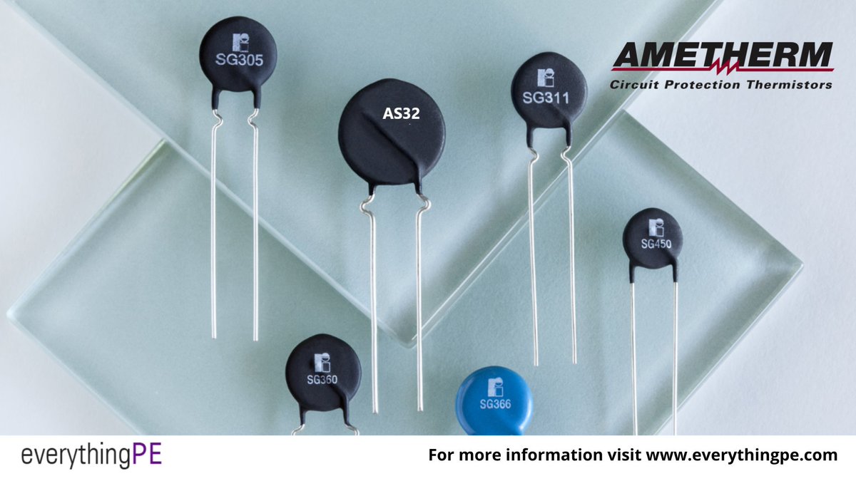 everything_PE_'s tweet image. Experience Unparalleled Circuit Protection with Ametherm&apos;s AS32 0R536 Inrush Current Limiter!

Learn more: ow.ly/NX6e50OVCEq

@Ametherm #product #thermistor #inrushcurrent #currentlimiter #powerelectronics #datasheet