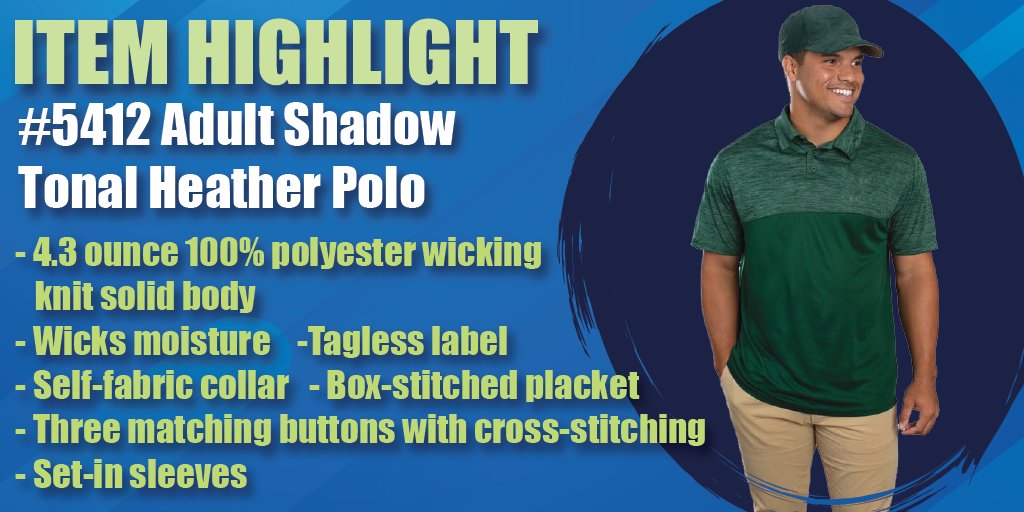 A perfect polo for work or next school year! Find it at your school's spiritwear store today!