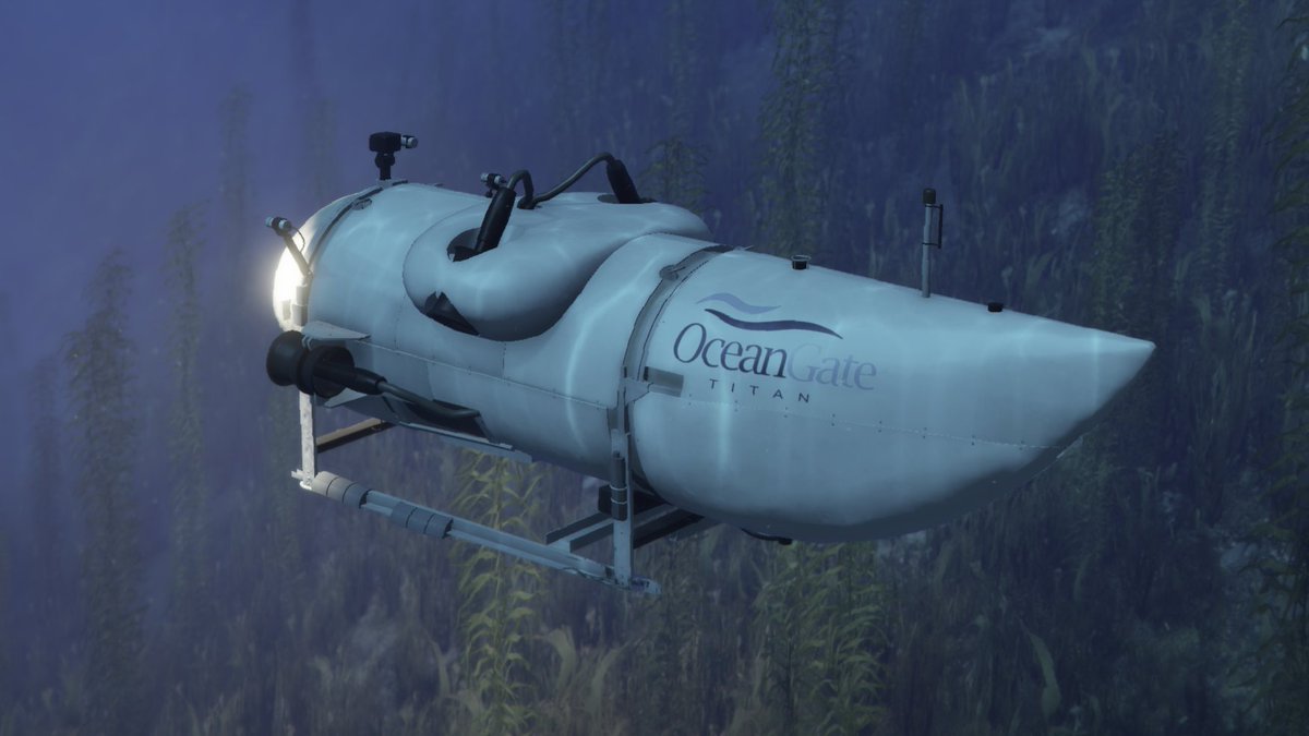 GTA players made a mod that brought the submarine from the OceanGate tragedy into the game
