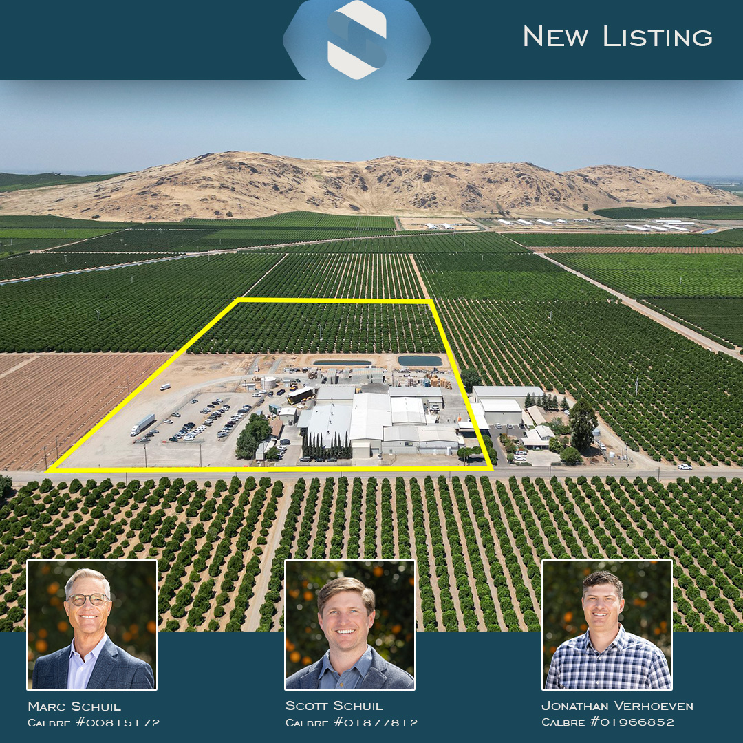 •NEW LISTING• Gillette Citrus Packing Facility 
schuil.com/property/19-55…

#SchuilAgRealEstate #LandManagement #LandDevelopment #AgRealEstate #CaliforniaAgriculture #LandForSale #MyJobDependsOnAg #CaliforniaFarmsAndRanches #FarmRealEstate #FarmsForSale #Citrus

CalBRE: 00845607