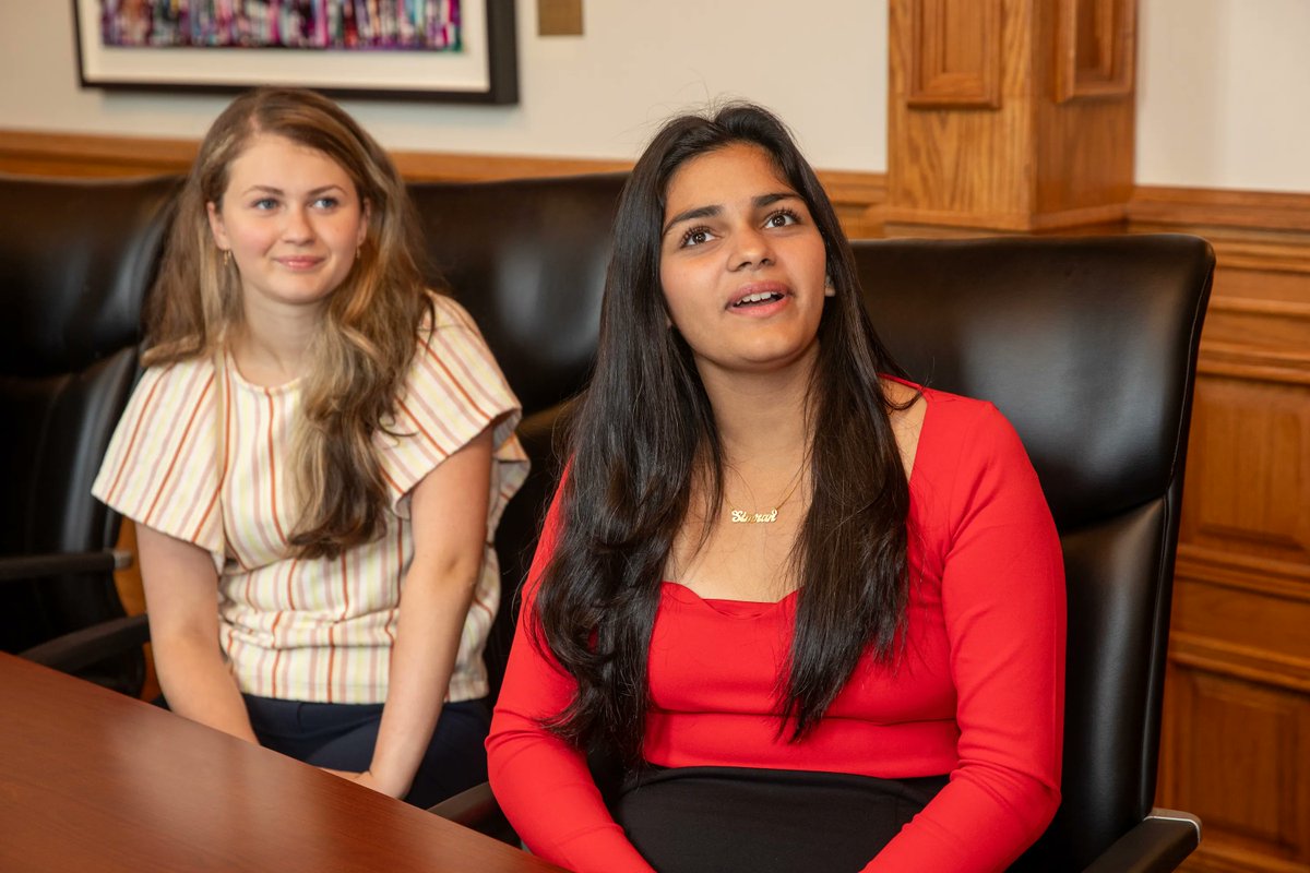 JerseyCity's tweet photo. Simran Marwaha and Gwenyth Friedman, both 8th Graders from Frank R. Conwell, Middle School #4, won the #StudentCam award from C-SPAN for a documentary they made called “Control Your Guns, Control Our Futures”. You can watch all the winners at https://t.co/6AlzFedZqr https://t.co/XFDf6TUoEC