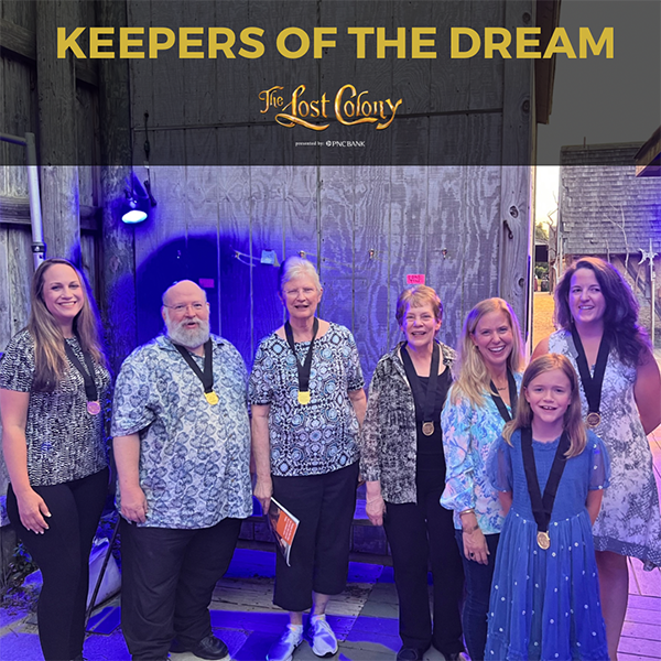 **Calling all The Lost Colony Alumni**
Let us honor you!
Keeper of the Dream medallions will be presented on four occasions, June 29, July 13, August 3, and August 17. 
-
thelostcolony.org/keeper-of-the-…