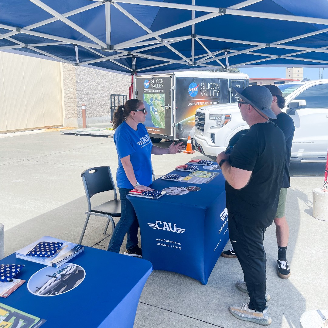 Visit California Aeronautical University's booth at the Truckee Tahoe #AirShow tomorrow, June 24th! 

➡️ Take in the beauty of the Tribute Baron
➡️ See aerobatic #pilot <a href="/vkflyer/">Vicky Benzing</a> 
➡️ Learn about the #aviation programs CAU has to offer

Event info 👉 truckeetahoeairshow.com