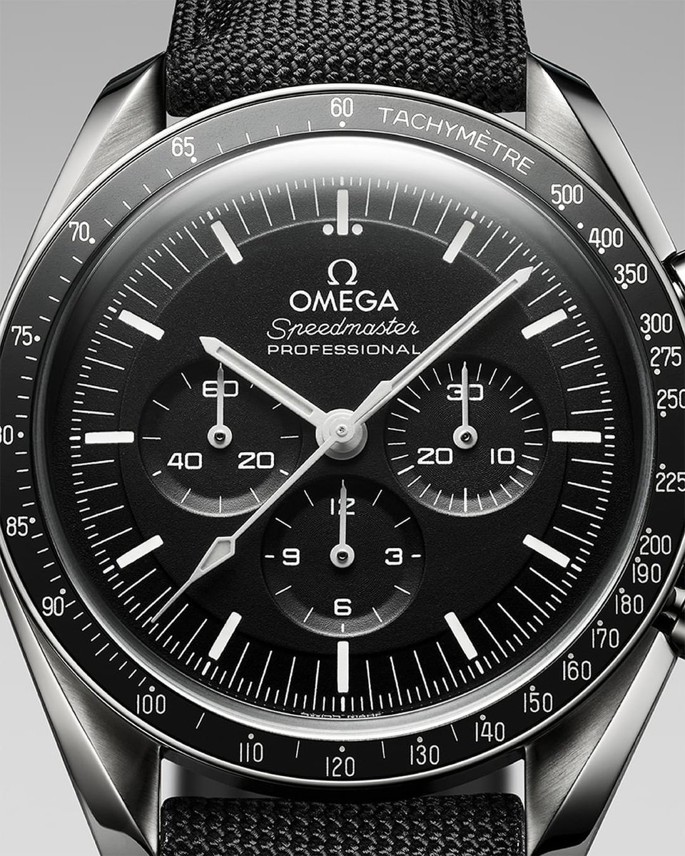 MRobinsonAustin's tweet photo. The @omega Moonwatch in stainless steel. 

Inspired by the 4th generation Speedmaster worn on the moon, with black step dial and nylon fabric strap. #speedmaster

#omega #omegamoonwatch #omegawatches  #steel #horology #watchcollector #watchfam #luxurywatch #lightweight #watches https://t.co/9DoP0P2TOK