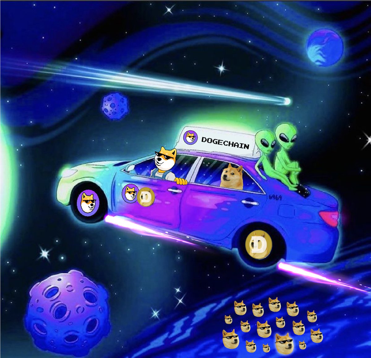 Breaking news 📢
🐶#Dogechain makes new friends👽

Picked up some of our bodies when going intergalactic☄️🛸

🤑 $DC $DOGE