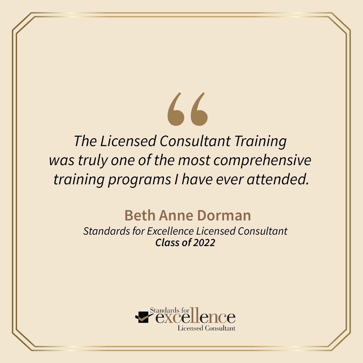 The Nov. 13-15 Licensed Consultant Training application deadline is 7/7/23. Attendees find that
completing the training enables them to expand their consulting businesses. #LCT2023

Apply today: bit.ly/2023_LCT