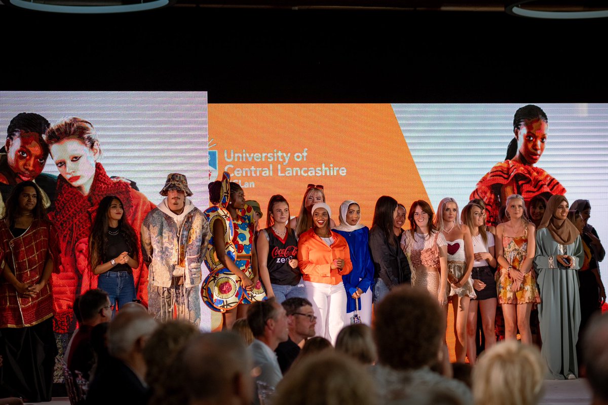 Congratulations to all of the fashion students at @uclanuni for putting on a fantastic end of year show last night, and thanks for having us! It was inspiring to see future designers shine a light on sustainability and heritage through their collections. 👏 📸 Jack Bolton