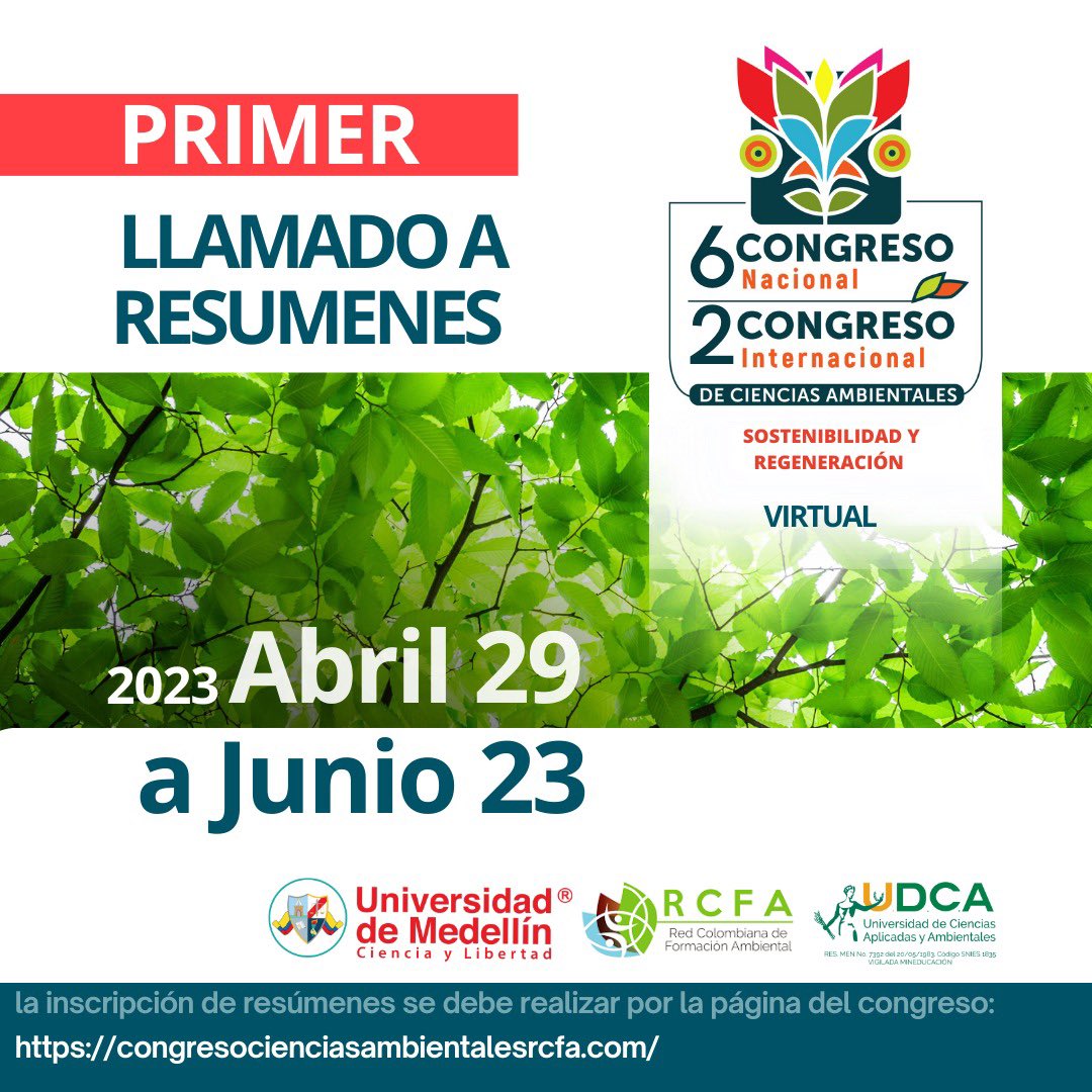 Red Colombiana de Formación Ambiental-RCFA tweet media