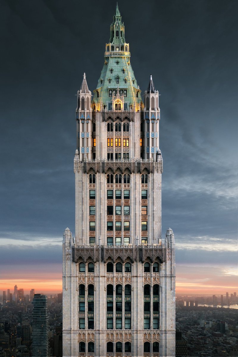 New York City's Woolworth Building is just that - nicknamed the 'Cathedral of Commerce', it is one of the finest early skyscrapers in the world, and a monument to the economic dominance of the city in the early 20th Century.