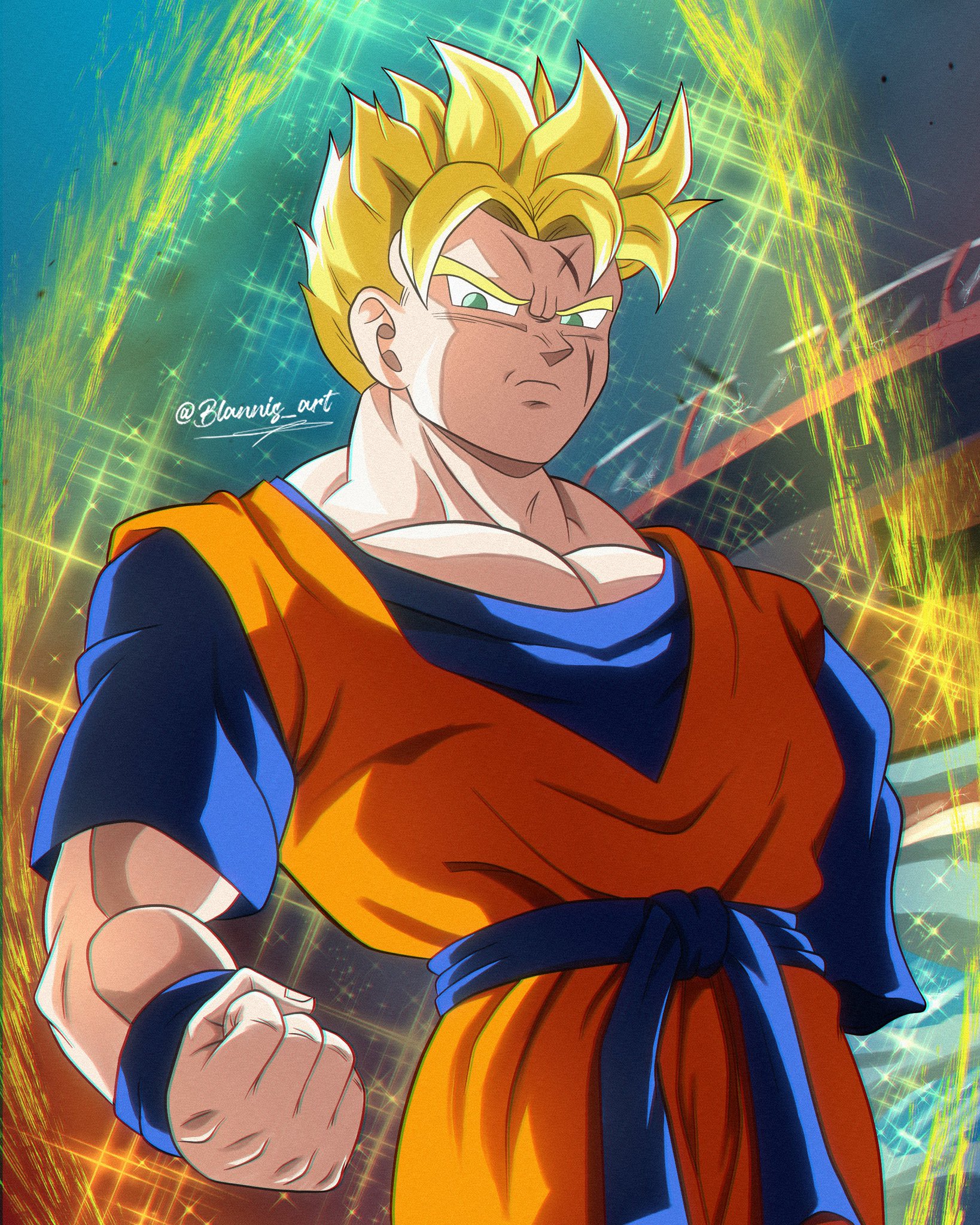Blannis_Art 🗿 on Twitter: "Future Gohan ️ #gohan #Dragonballfanart