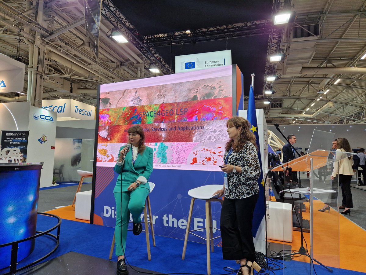 SPACE4GEO's tweet image. The #Space4GEOLSP has been officially launched! At the @parisairshow #Space4GEO partners @GISIGASSOC @Eurisy1 @unileuven and @exotrail @aerospacelab_be discussed on the need for new skills to respond to the needs of the job market. Check some pictures here👇
@defis_eu