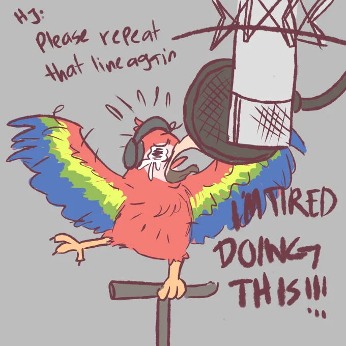 The parrot first job . #ateez #ateezfanart #hongjoong #에이티즈 #에이티즈팬아트 #홍중