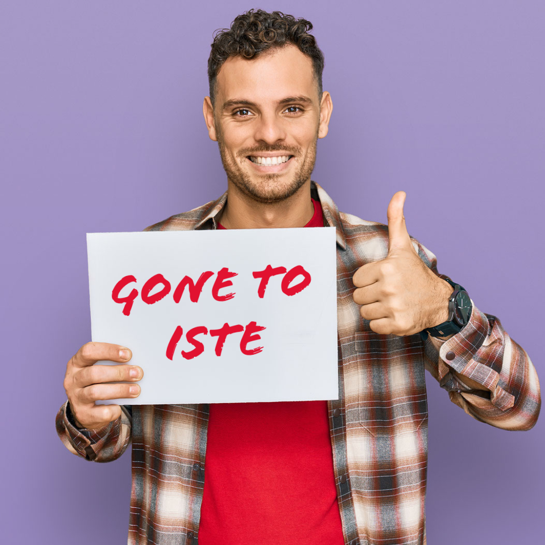 Comment below if we're going to see you at @ISTEOfficial! And if you're not going, stay tuned each day of the conference for live streams, product announcements, takeovers and special guest appearances. #NotAtISTE