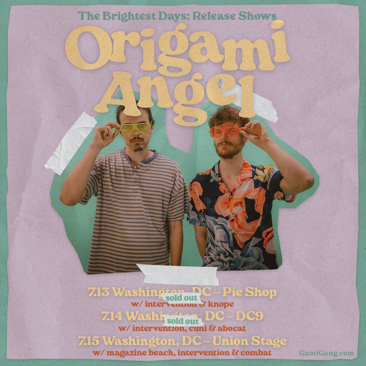 intervention (@interventionfl) on Twitter photo Stoked to announce three shows with my family in <a href="/GAMIGANG/">Origami Angel</a> in DC, see u at this motion picture event Stoked to announce three shows with my family in <a href="/GAMIGANG/">Origami Angel</a> in DC, see u at this motion picture event