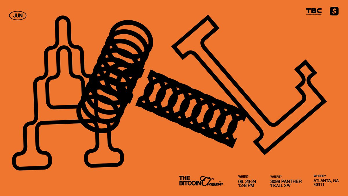 In Atlanta? Join us @ THE BITCOIN CLASSIC ATL Fri, June 23 - Sat, June 24  DM Therrell High School 12 - 8 PM Free bitcoin upon entry