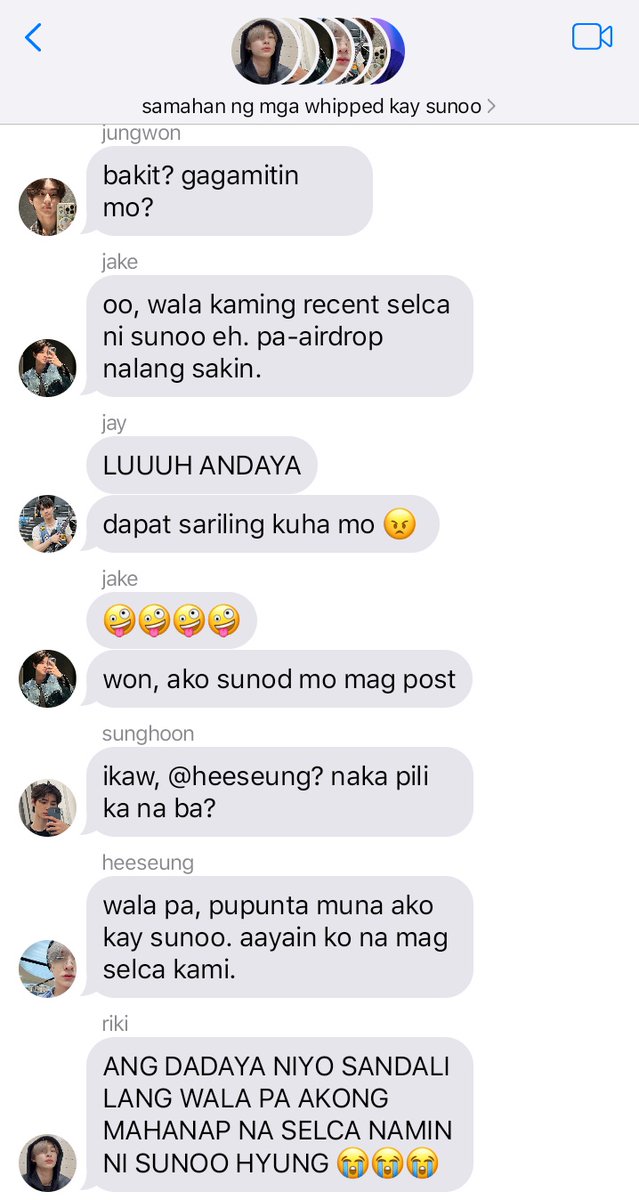 sunagtala's tweet photo. sunharem one-tweet au.

mga kaganapan sa gc nila ngayon na hindi kasama si sun. https://t.co/7OMgqM4r6z