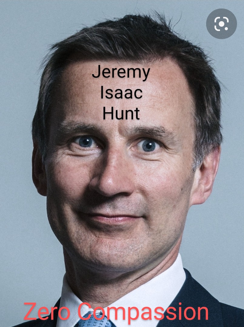 Dellboy29670181's tweet photo. @Jeremy_Hunt @Conservatives Just another #UselessTory with #ZeroCompassion https://t.co/IxQQLxORAB