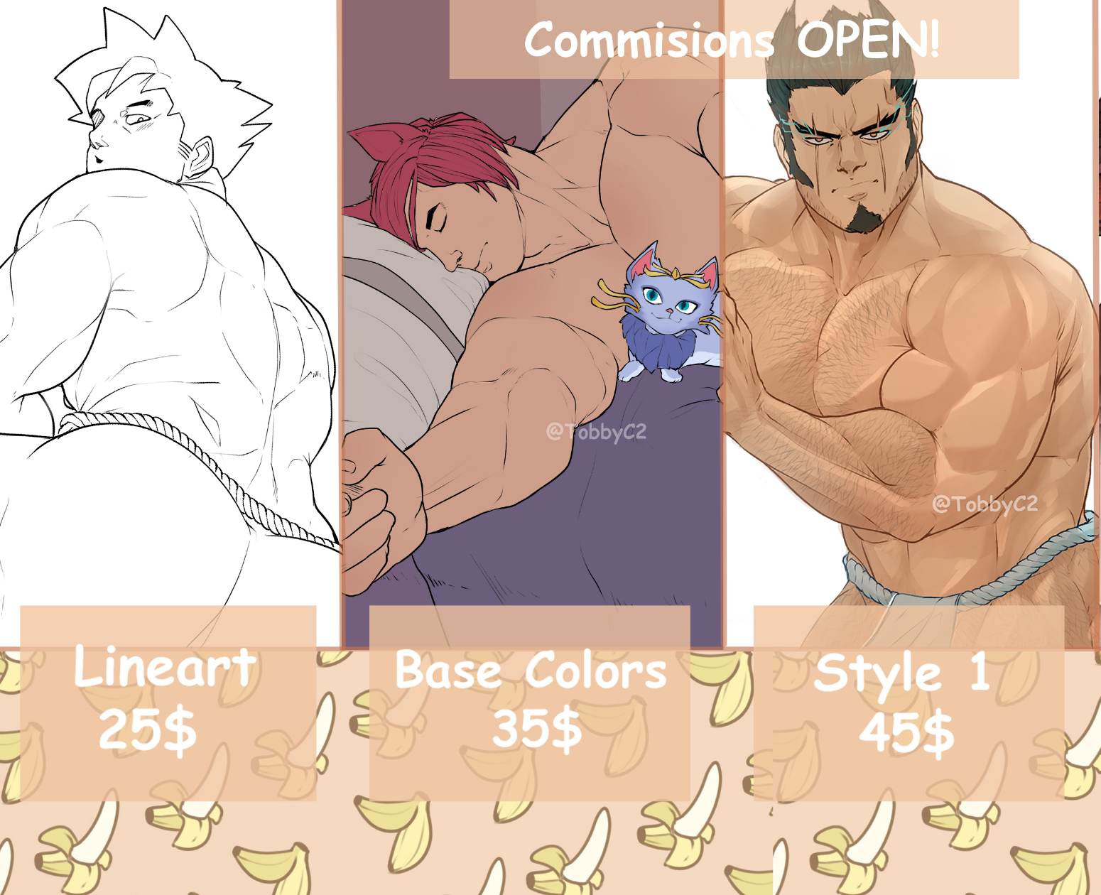 TobbyC2. YCH Slots OPEN! | on X: Open commissions! ✌️ -Send me a DM if you  are interested. -The commission that Paypal charges me is added. -Any  questions contact me directly! t.co2Dg9mOQcGD 