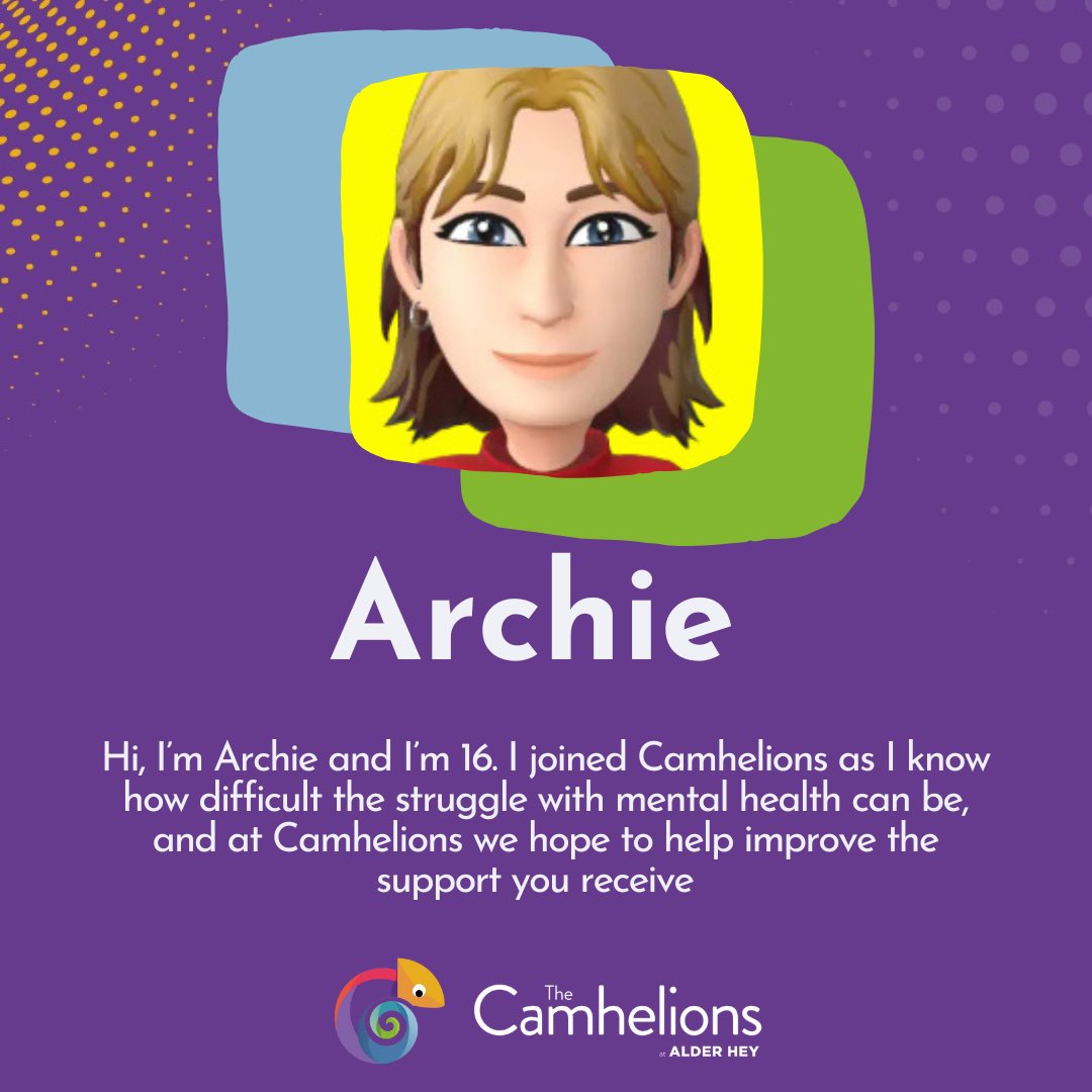 @emilycarragherl @CamhsSefton @LCooper102 @TheForumAH @FreshCAMHS @Isabella_plows @basanmay_havin Meet our team! This is Archie 🧠🧡 #youthvoice #youthlead #camhelions @CamhsSefton @LCooper102 @TheForumAH @FreshCAMHS