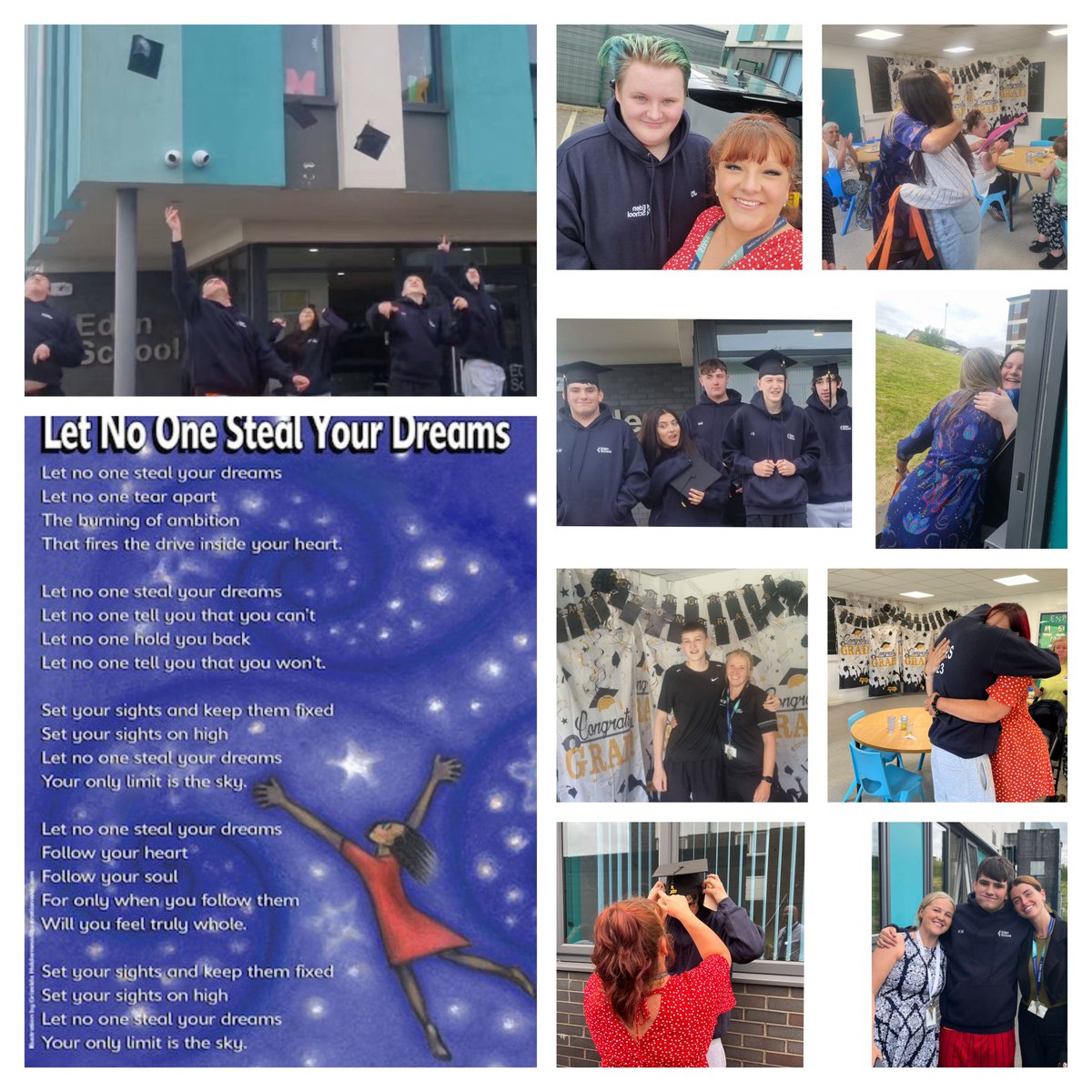 Today we said goodbye to our fantastic Year 11 pupils. We are so unbelievably proud of you all and wish you all the luck in the world! <a href="/Eden_School1/">EdenSchoolBlackburn</a> #leavers #year11 #graduation2023 #proudteacher #success