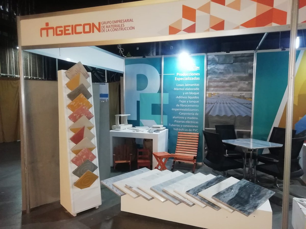 Emp_Avilmat's tweet photo. #ExpoCaribe2023: Stand del grupo empresarial #Geicon en la feria Expo Caribe, con sede en #SantiagodeCuba
#Avilmat https://t.co/HTVShLeWyc