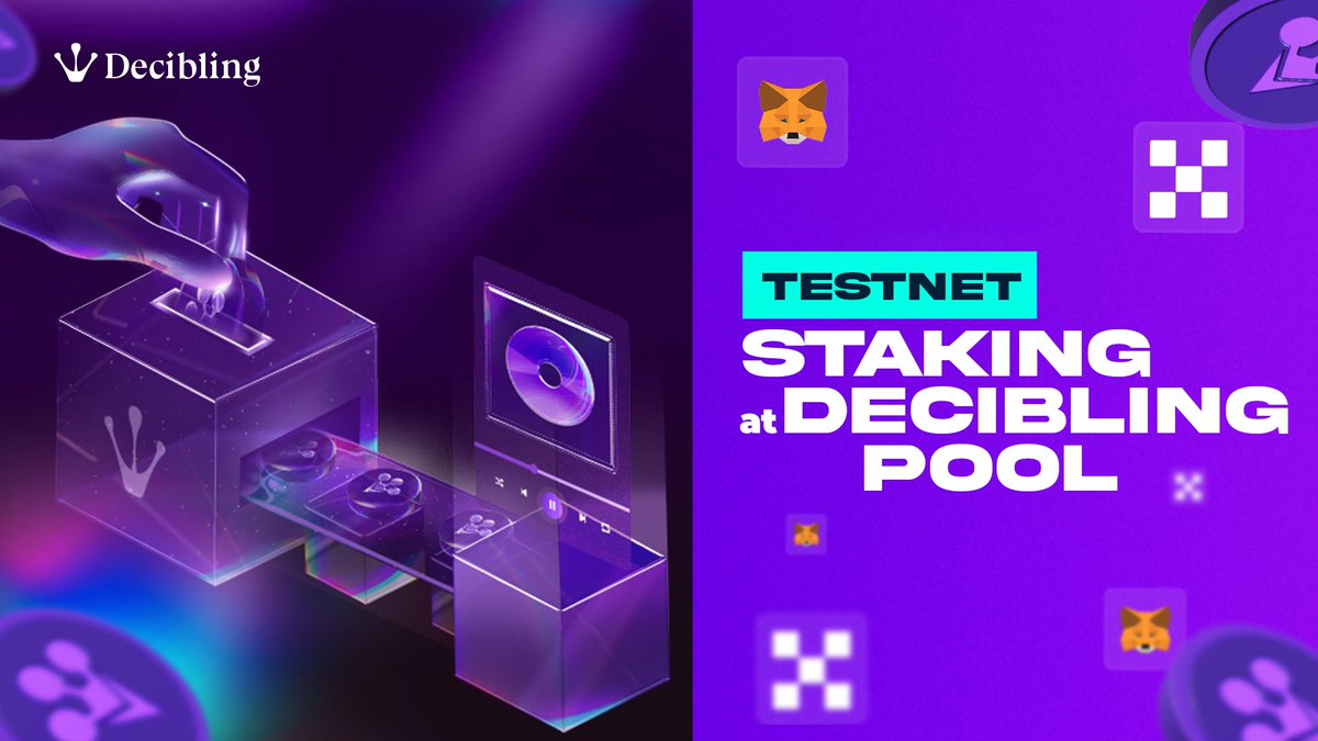 Stake $FROY in the #Decibling Pool to earn more $FROY and unlock higher music quality! 🤩

Join our Testnet now 👉: decibling.com

The more $FROY you earn, the more you can bid in DCB Marketplace and maybe win an #NFT song for your collection.💜🎧💜

#dApps #Web3…