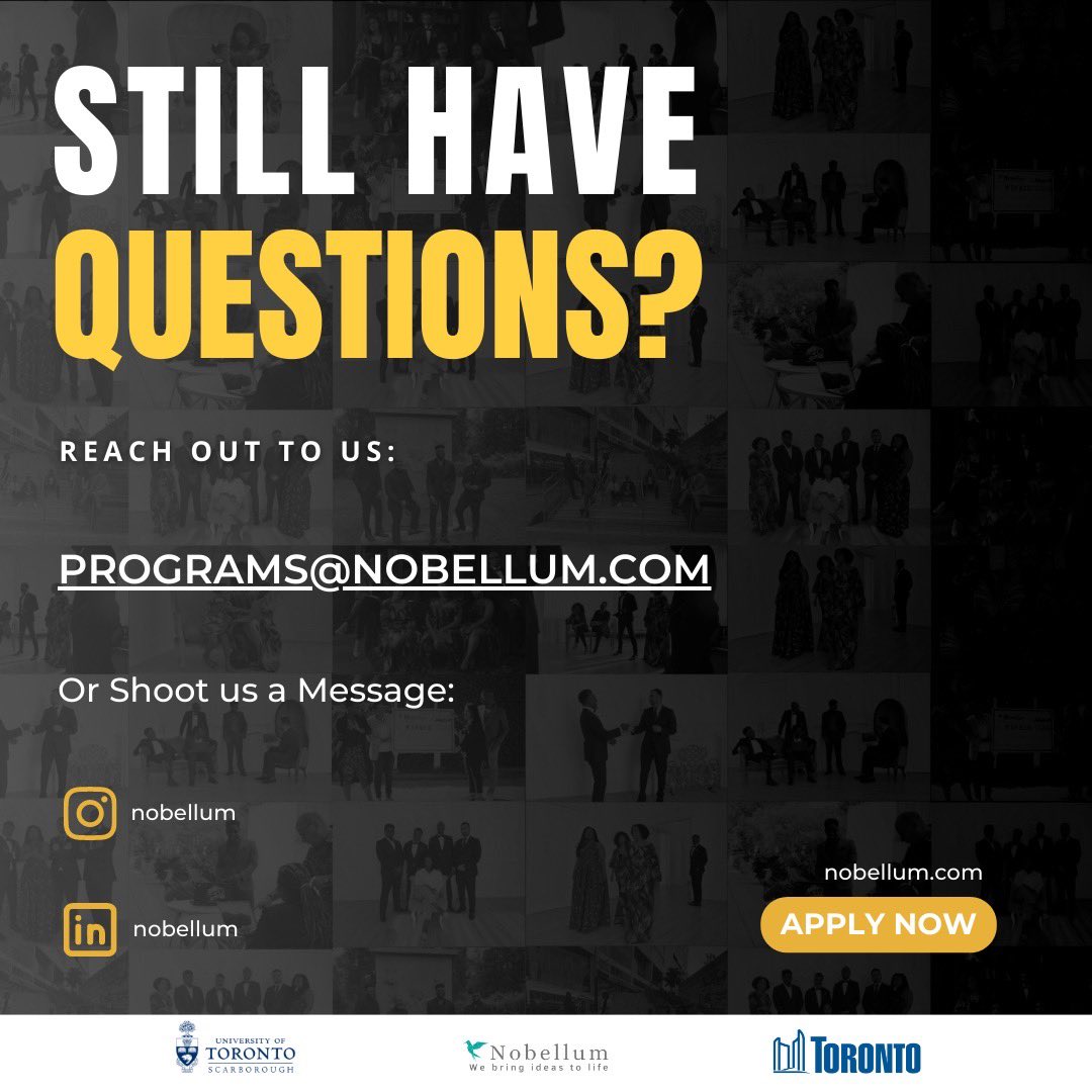 We are now accepting applications for the Nobellum Innovator Program, where we help Black-owned businesses get started by providing education, funding, and networking opportunities! 

Submit your application here: form.typeform.com/to/m9gAPZWy?ty…