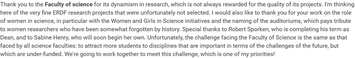 We are so glad that we made it in the end-of-academic-year speech of our Rectrice <a href="/AnikCastillo/">Annick Castiaux</a> yesterday at the fete de personnel!