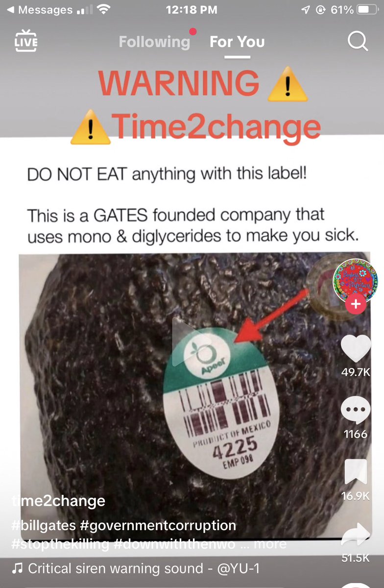 DO NOT EAT FRUIT OR VEGGIES WITH THIS LABEL! 

This is a BILL GATES FUNDED COMPANY!