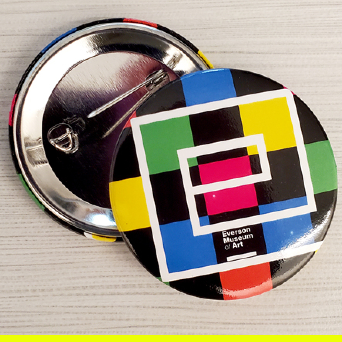 EversonMuseum's tweet photo. 🔵Represent the Everson wherever you go with a button available in the #museumshop! https://t.co/iNpZ9oGPj5